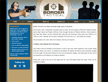 Tablet Screenshot of bordertactical.com